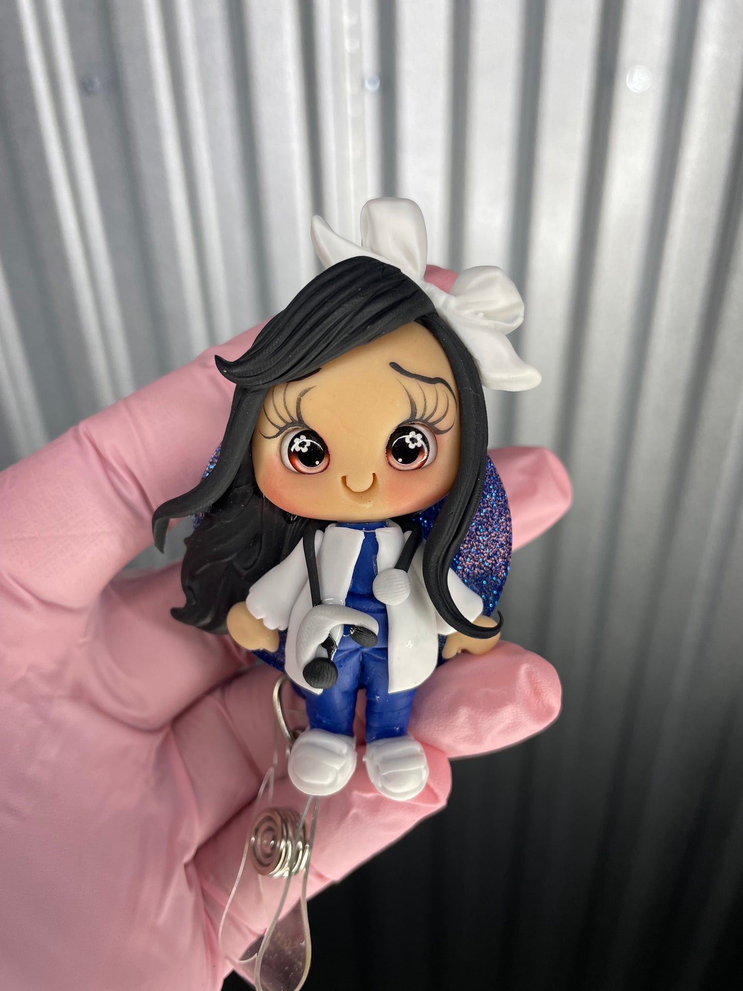 Blue blush girl