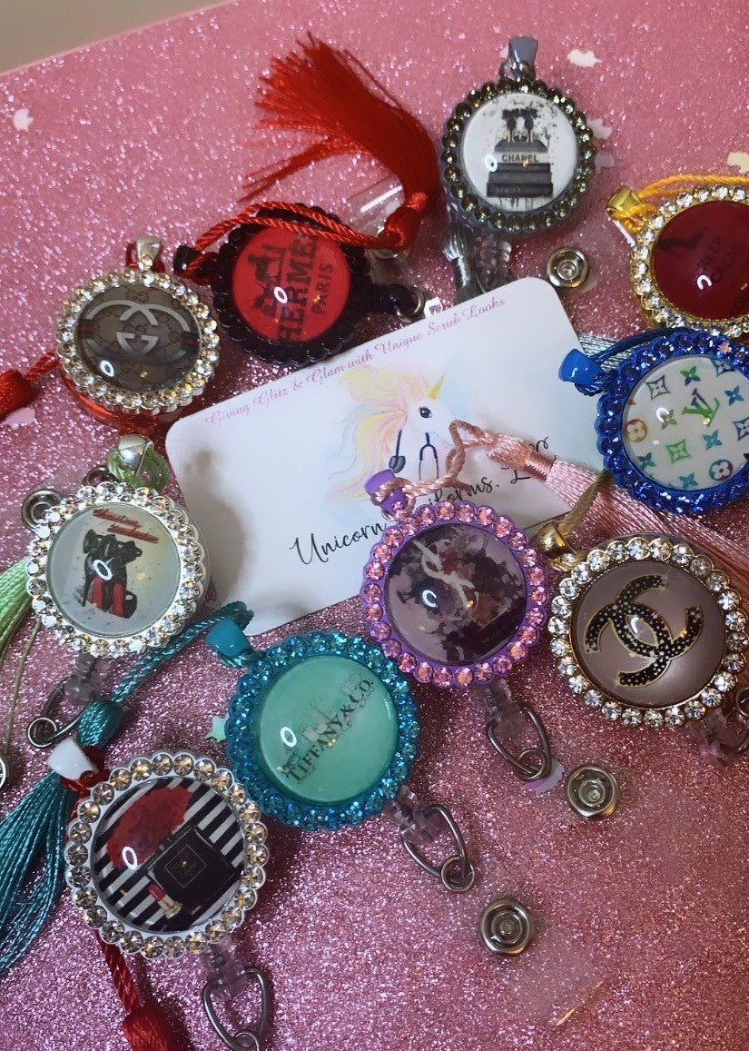 Designer Charm tassel Badges