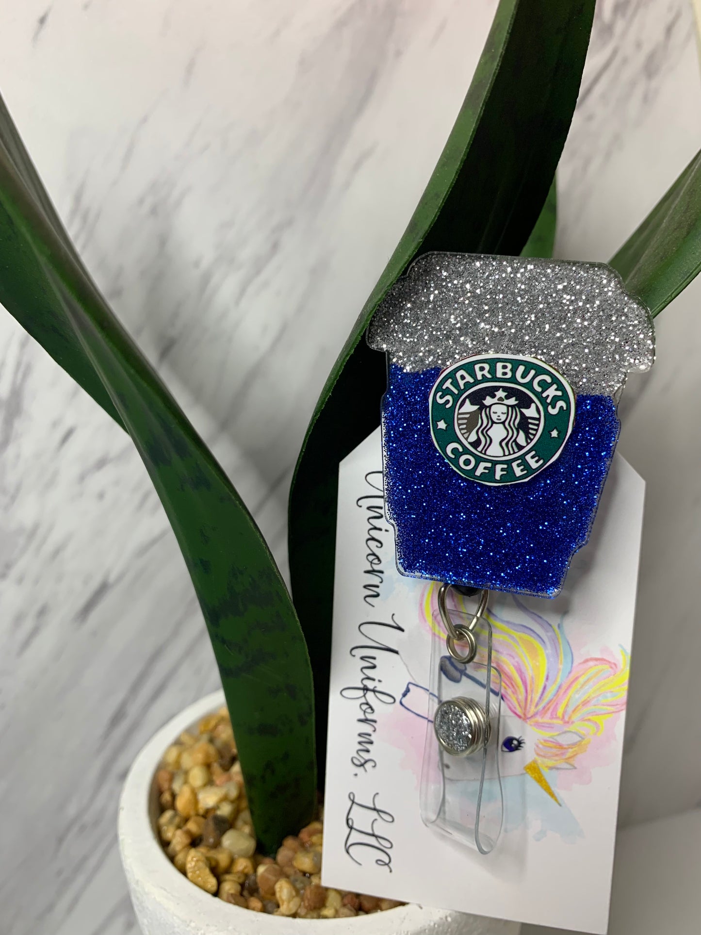 Coffee shop(Blue&silver)