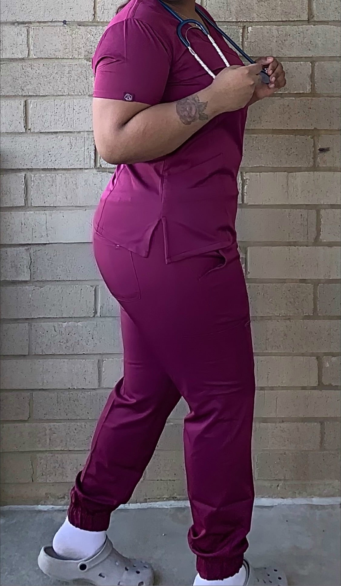 Monroe Jogger set (Wine)