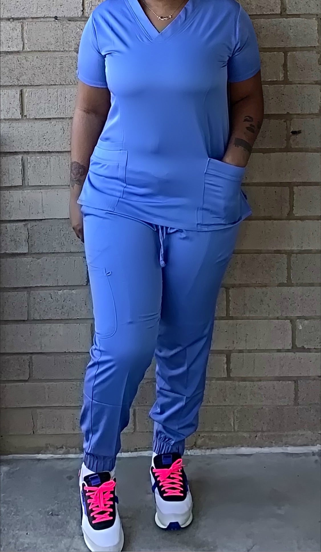 Monroe Jogger set (sky blue )