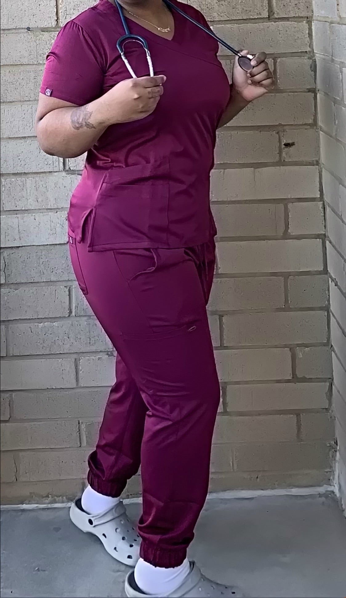 Monroe Jogger set (Wine)