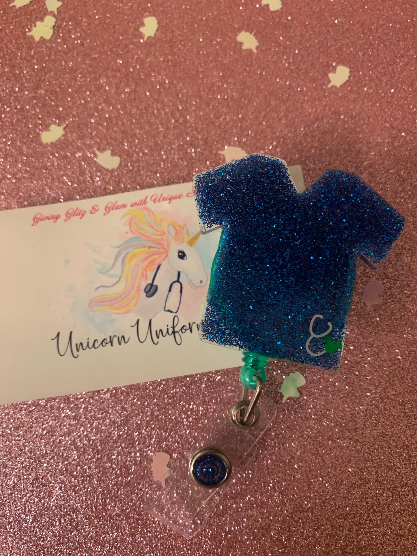 Glitter scrub Tops