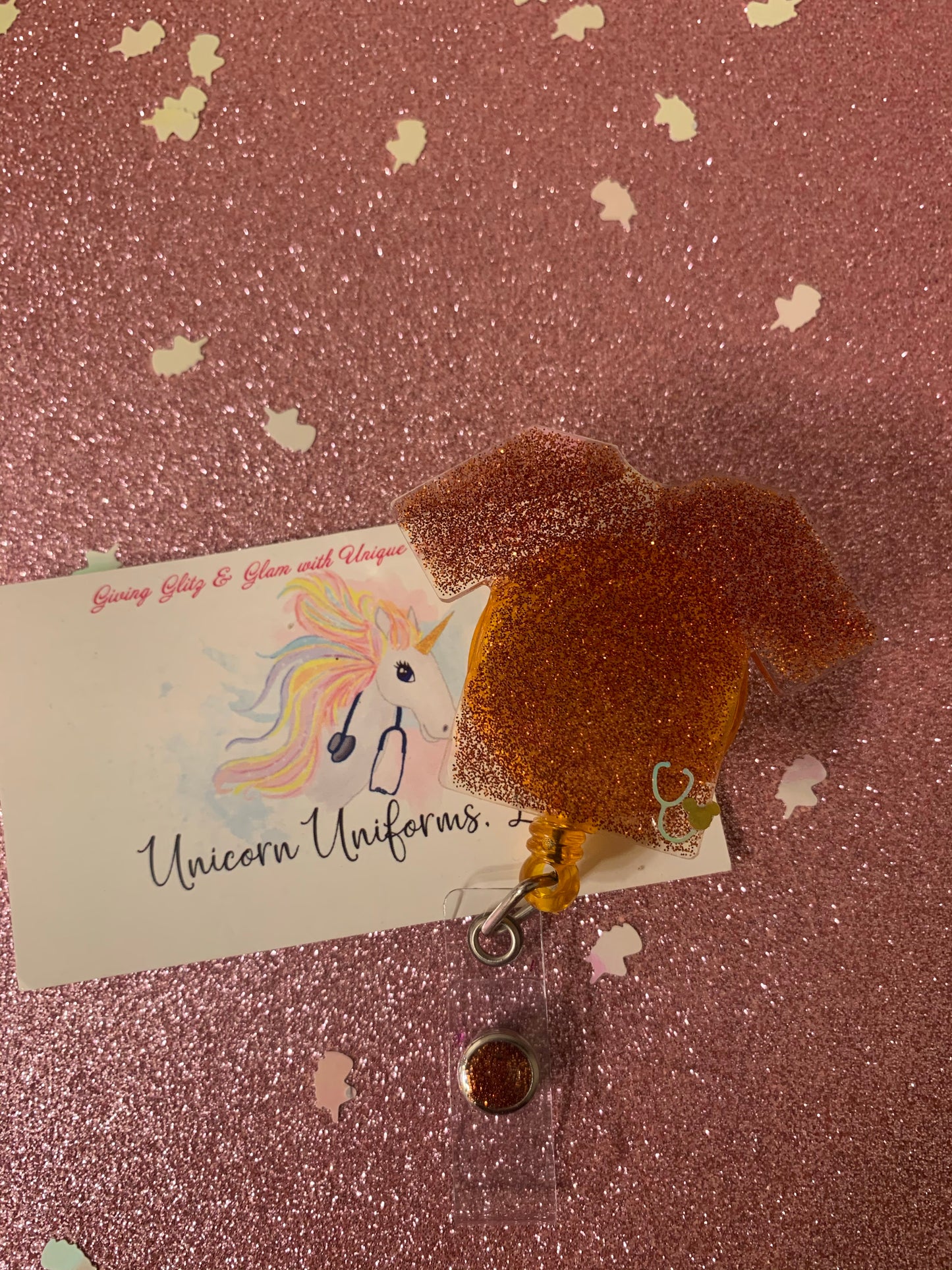 Glitter scrub Tops