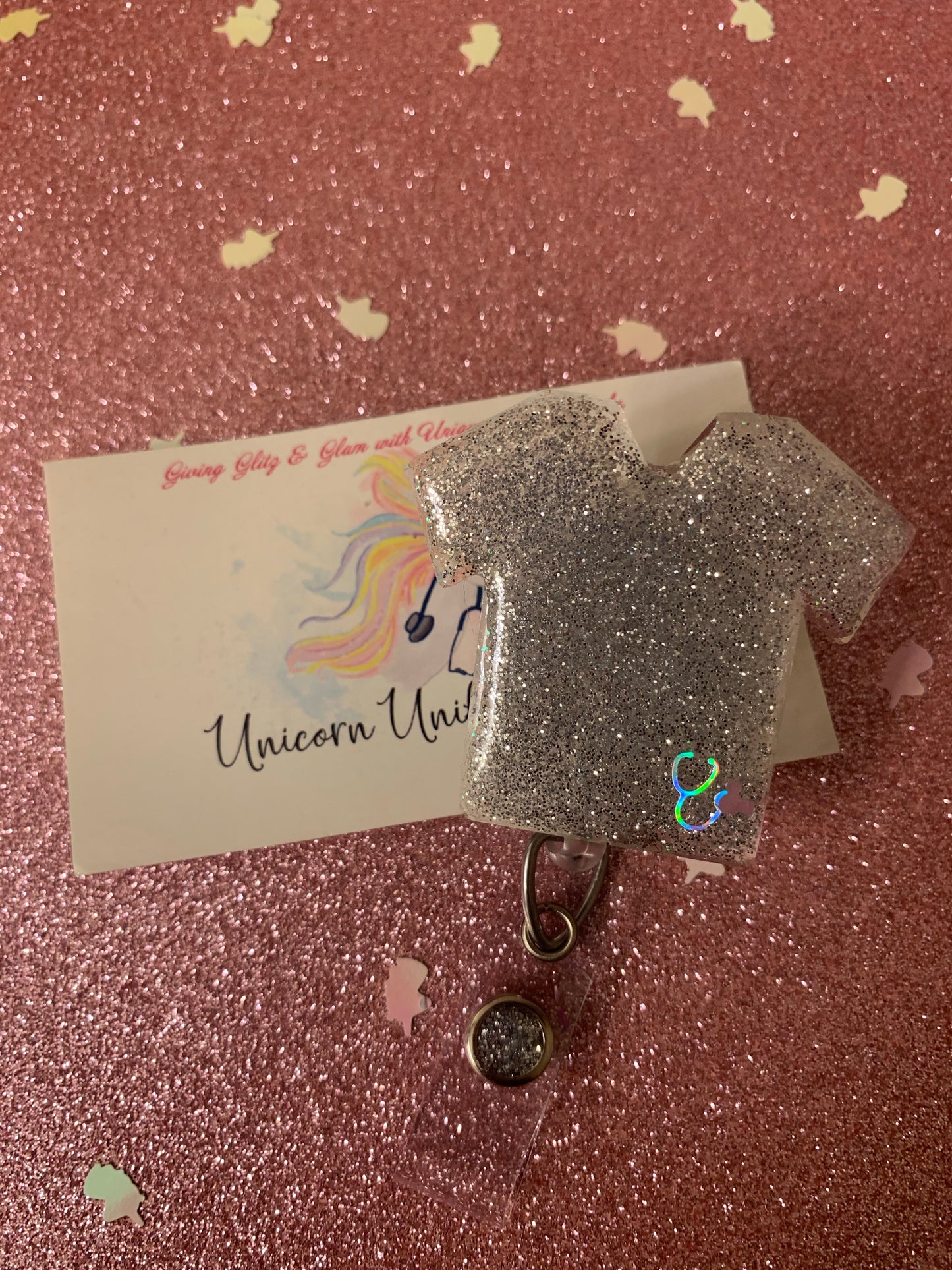 Glitter scrub Tops