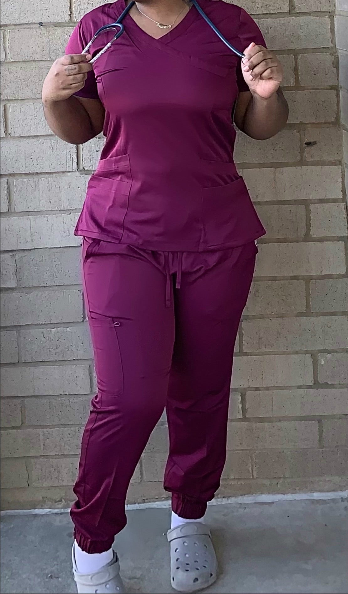 Monroe Jogger set (Wine)