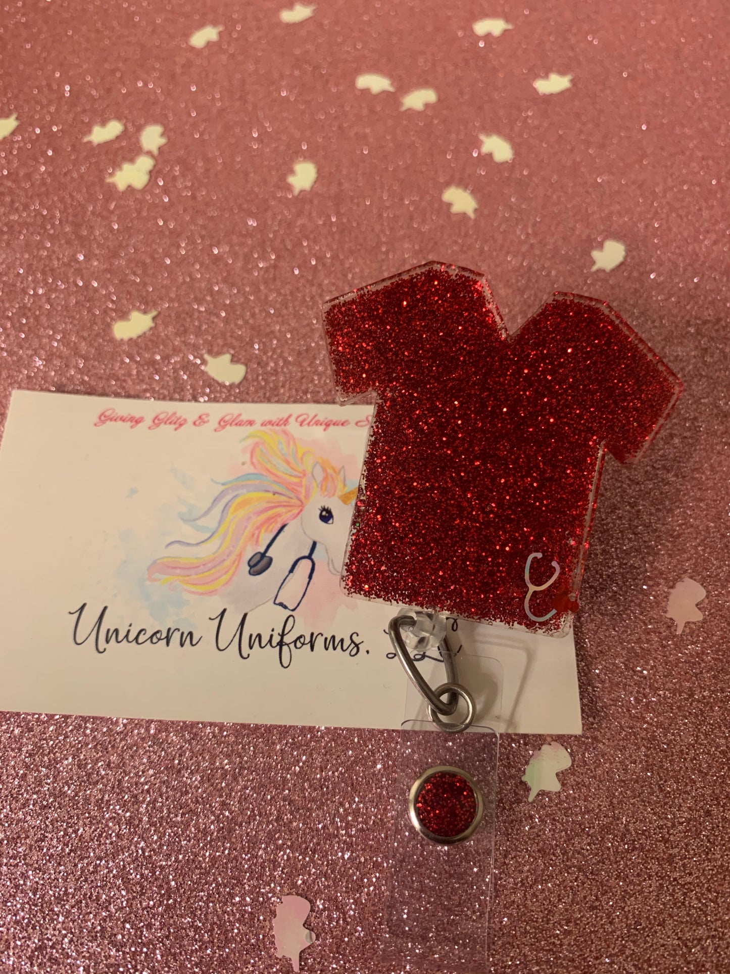 Glitter scrub Tops