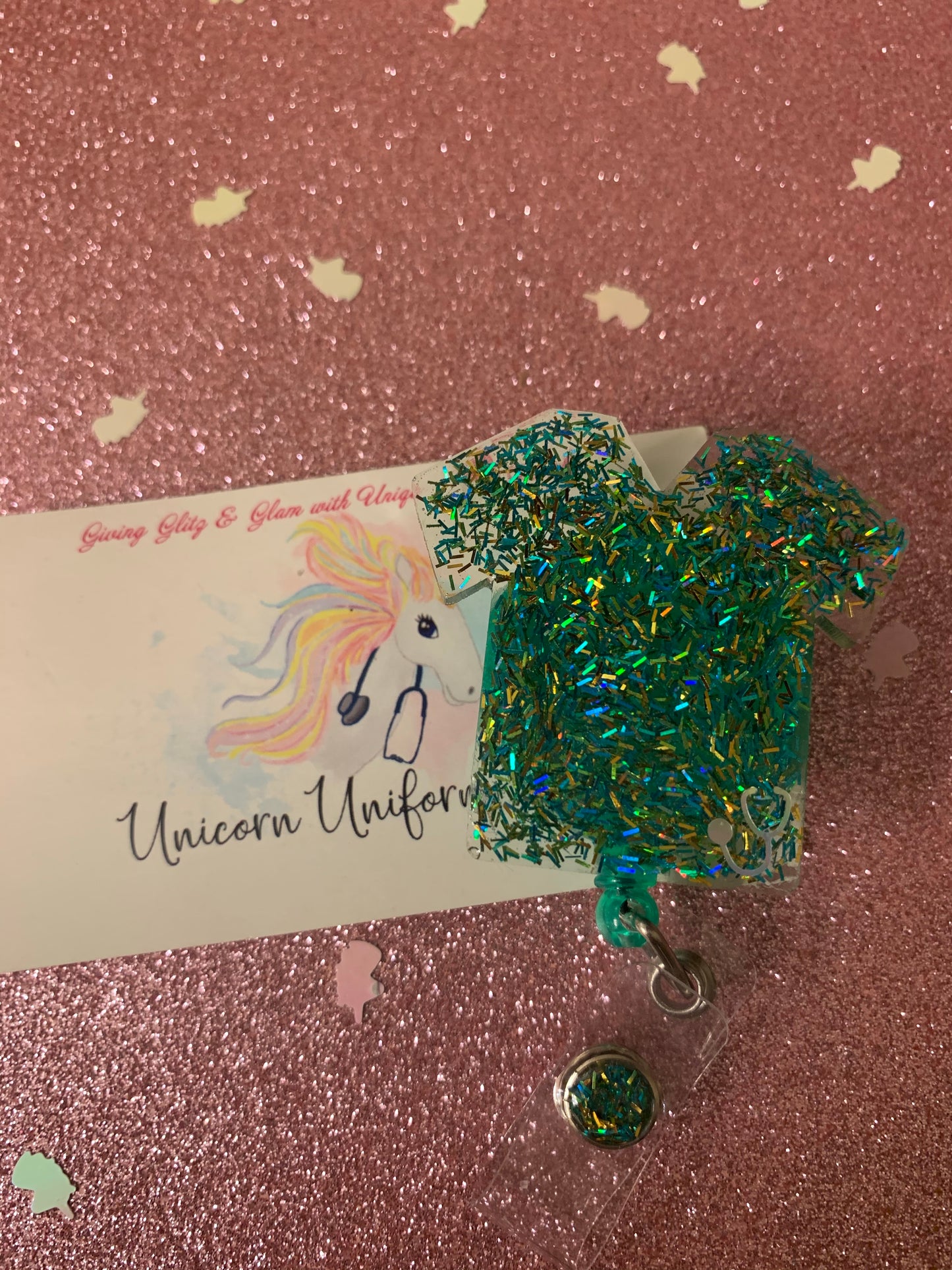 Glitter scrub Tops